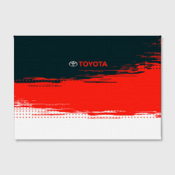 Холст прямоугольный Toyota Texture, цвет: 3D-принт — фото 2