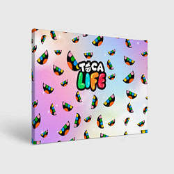 Холст прямоугольный Toca Life: Smile Logo, цвет: 3D-принт