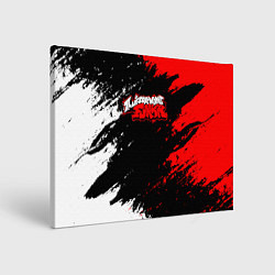 Холст прямоугольный Friday Night Funkin - логотип игры, цвет: 3D-принт