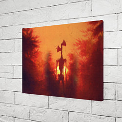 Холст прямоугольный СИРЕНОГОЛОВЫЙ НА ЗАКАТЕ, цвет: 3D-принт — фото 2