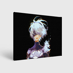 Холст прямоугольный Венецианская девушка Nier automata 2b, цвет: 3D-принт