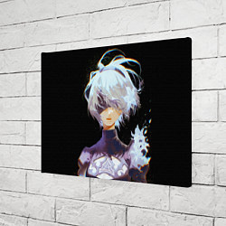 Холст прямоугольный Венецианская девушка Nier automata 2b, цвет: 3D-принт — фото 2