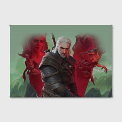 Холст прямоугольный ВЕДЬМАК THE WITCHER ГЕРАЛЬТ С МЕЧОМ, цвет: 3D-принт — фото 2