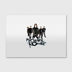 Холст прямоугольный Участники группы My Chemical Romance, цвет: 3D-принт — фото 2