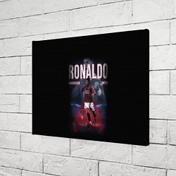 Холст прямоугольный РОНАЛДУ ГЕРОЙ МАНЧЕСТЕРА, цвет: 3D-принт — фото 2
