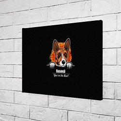 Холст прямоугольный Басенджи Basenji, цвет: 3D-принт — фото 2
