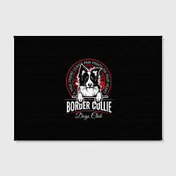 Холст прямоугольный Бордер-Колли Border Collie, цвет: 3D-принт — фото 2