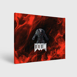 Холст прямоугольный 3D BARON DOOM FIRE, цвет: 3D-принт