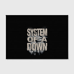 Холст прямоугольный System of a Down, цвет: 3D-принт — фото 2