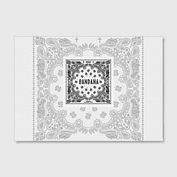 Холст прямоугольный Big Baby Tape x Kizaru BANDANA Бандана Кизару Тейп, цвет: 3D-принт — фото 2