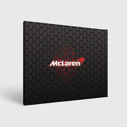 Холст прямоугольный McLaren carbon theme, цвет: 3D-принт