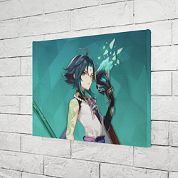 Холст прямоугольный Genshin Impact Xiao Сяо, цвет: 3D-принт — фото 2