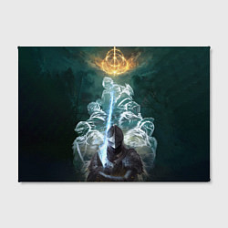 Холст прямоугольный Elden Ring рыцарь и предшественники серии Souls El, цвет: 3D-принт — фото 2