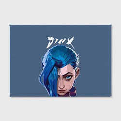 Холст прямоугольный Jinx Arcane, цвет: 3D-принт — фото 2
