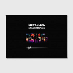 Холст прямоугольный Metallica S и M, цвет: 3D-принт — фото 2