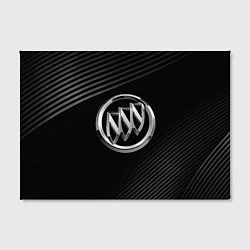 Холст прямоугольный Buick Black wave background, цвет: 3D-принт — фото 2