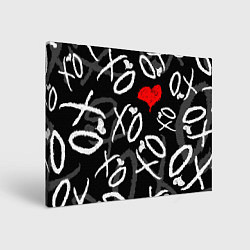 Холст прямоугольный The Weeknd - XO, цвет: 3D-принт