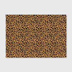 Холст прямоугольный Леопард Leopard, цвет: 3D-принт — фото 2