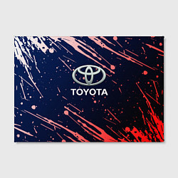 Холст прямоугольный Toyota градиент, цвет: 3D-принт — фото 2