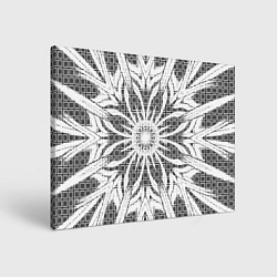 Холст прямоугольный Коллекция Journey Снежный цветок 535-3М5, цвет: 3D-принт