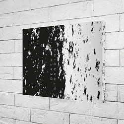 Холст прямоугольный Death Stranding Black & White, цвет: 3D-принт — фото 2