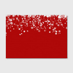 Холст прямоугольный Рождественские снежинки, цвет: 3D-принт — фото 2