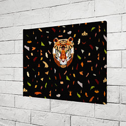 Холст прямоугольный Кусочки Тигра, цвет: 3D-принт — фото 2