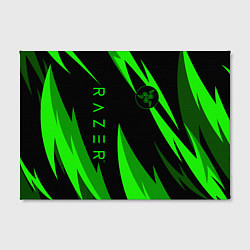 Холст прямоугольный RAZER GREEN, цвет: 3D-принт — фото 2
