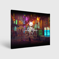 Холст прямоугольный Stray: Poster, цвет: 3D-принт