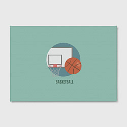 Холст прямоугольный Basketball Спорт, цвет: 3D-принт — фото 2