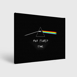 Холст прямоугольный PINK FLOYD TIME ПИНК ФЛОЙД ЛОГОТИП, цвет: 3D-принт