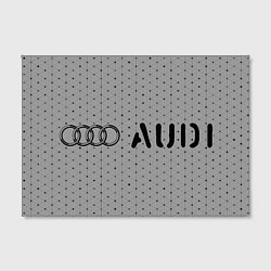 Холст прямоугольный AUDI Audi Графика, цвет: 3D-принт — фото 2