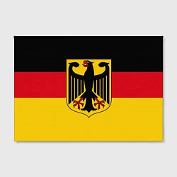 Холст прямоугольный Германия - Germany, цвет: 3D-принт — фото 2