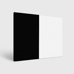 Холст прямоугольный Black and white чб, цвет: 3D-принт