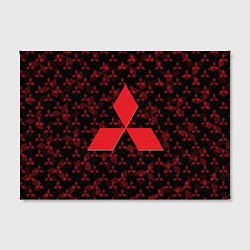 Холст прямоугольный MITSUBISHI BIG LOGO PATTERN, цвет: 3D-принт — фото 2