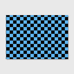 Холст прямоугольный Шахматная доска Синяя, цвет: 3D-принт — фото 2