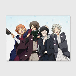 Холст прямоугольный Bungo Stray Dogs art, цвет: 3D-принт — фото 2