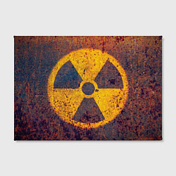Холст прямоугольный Радиактивно!, цвет: 3D-принт — фото 2