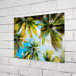 Холст прямоугольный Пальмы под солнцем, цвет: 3D-принт — фото 2