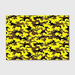 Холст прямоугольный Камуфляж Жёлто-Коричневый, цвет: 3D-принт — фото 2