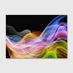 Холст прямоугольный Цветной дым Color pattern, цвет: 3D-принт — фото 2