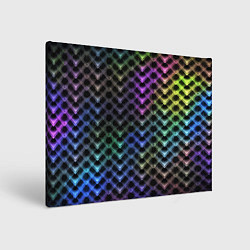 Холст прямоугольный Color vanguard pattern 2025 Neon, цвет: 3D-принт