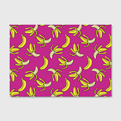 Холст прямоугольный Banana pattern Summer Color, цвет: 3D-принт — фото 2