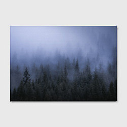 Холст прямоугольный Лес в ночи, цвет: 3D-принт — фото 2