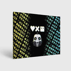 Холст прямоугольный Love, Death and Robots Pattern, цвет: 3D-принт