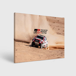 Холст прямоугольный Toyota Gazoo Racing Desert Rally, цвет: 3D-принт