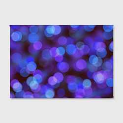 Холст прямоугольный Фиолетовые блики боке, цвет: 3D-принт — фото 2