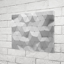 Холст прямоугольный Полигональный объёмный паттерн, цвет: 3D-принт — фото 2