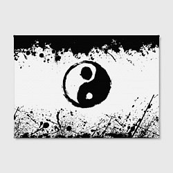 Холст прямоугольный Инь Янь Гранж, цвет: 3D-принт — фото 2