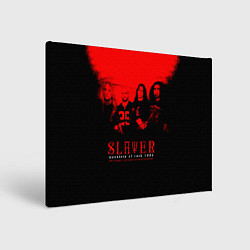 Холст прямоугольный Monsters Of Rock 1994 - Slayer, цвет: 3D-принт